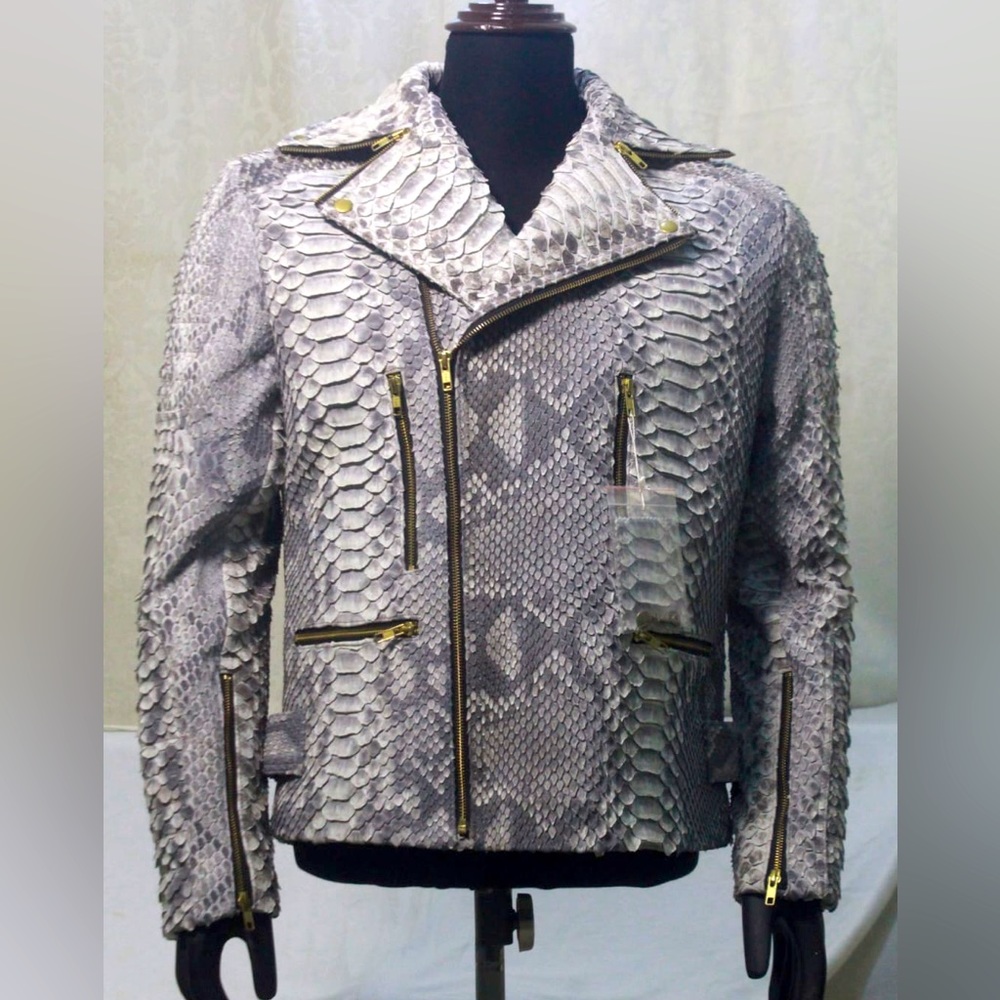 Handmade Genuine King Python Snake Jacket!!